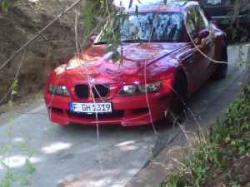 1999 BMW M Coupe in Imola Red 2 over Imola Red & Black Nappa - Fronto 3/4