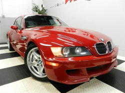 2000 BMW M Coupe in Imola Red 2 over Dark Beige Oregon - Front 3/4