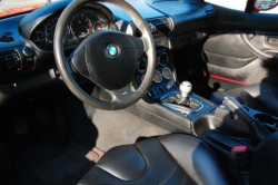 2000 BMW M Coupe in Imola Red 2 over Black Nappa - Interior