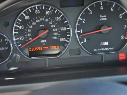 2000 BMW M Coupe in Imola Red 2 over Black Nappa - Gauges