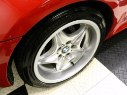 2000 BMW M Coupe in Imola Red 2 over Dark Beige Oregon - Rear Passenger Wheel