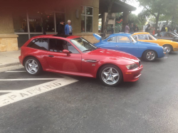 2000 BMW M Coupe in Imola Red 2 over Black Nappa