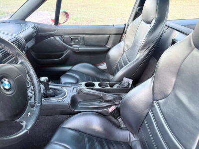 2000 BMW M Coupe in Imola Red 2 over Black Nappa