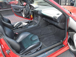 2000 BMW M Coupe in Imola Red 2 over Black Nappa - Interior