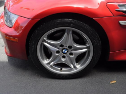 2000 BMW M Coupe in Imola Red 2 over Black Nappa - Front Driver Wheel
