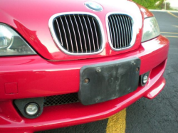 2000 BMW M Coupe in Imola Red 2 over Imola Red & Black Nappa - Front Bumper Detail