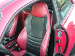 2000 BMW M Coupe in Imola Red 2 over Imola Red & Black Nappa - Driver Seat
