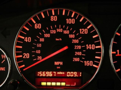 2000 BMW M Coupe in Imola Red 2 over Dark Beige Oregon - Odometer