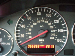 2000 BMW M Coupe in Imola Red 2 over Imola Red & Black Nappa - Odometer