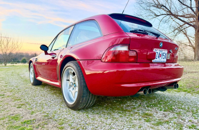 2000 BMW M Coupe in Imola Red 2 over Black Nappa