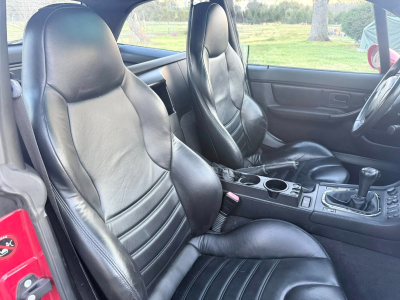 2000 BMW M Coupe in Imola Red 2 over Black Nappa