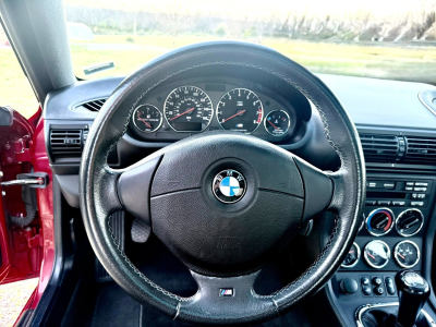 2000 BMW M Coupe in Imola Red 2 over Black Nappa