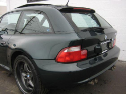 2000 BMW M Coupe in Oxford Green 2 Metallic over Black Nappa - Rear Detail