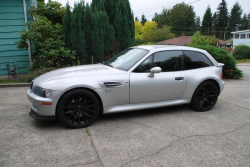 2000 BMW M Coupe in Titanium Silver Metallic over Black Nappa