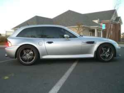 2000 BMW M Coupe in Titanium Silver Metallic over Dark Gray & Black Nappa - Side