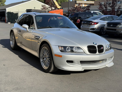 2000 BMW M Coupe in Titanium Silver Metallic over Black Nappa