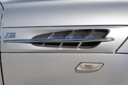 2000 BMW M Coupe in Titanium Silver Metallic over Black Nappa - Side Gill