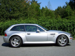 2000 BMW M Coupe in Titanium Silver Metallic over Dark Gray & Black Nappa - Side
