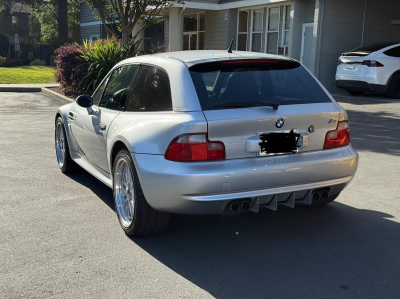 2000 BMW M Coupe in Titanium Silver Metallic over Black Nappa