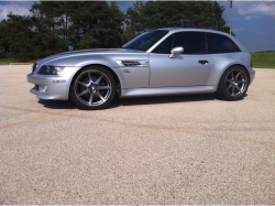 2000 BMW M Coupe in Titanium Silver Metallic over Black Nappa - Side