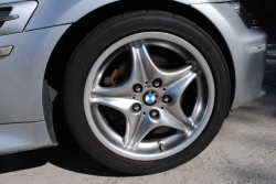 2000 BMW M Coupe in Titanium Silver Metallic over Black Nappa - Front Passenger Wheel
