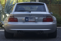 2000 BMW M Coupe in Titanium Silver Metallic over Dark Gray & Black Nappa - Back
