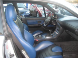 2000 BMW M Coupe in Titanium Silver Metallic over Estoril Blue & Black Nappa - Interior