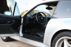 2000 BMW M Coupe in Titanium Silver Metallic over Black Nappa - Driver Door