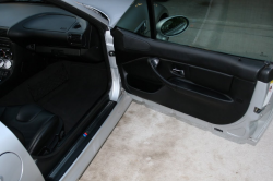 2000 BMW M Coupe in Titanium Silver Metallic over Black Nappa - Passenger Door