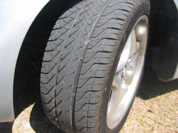 2000 BMW M Coupe in Titanium Silver Metallic over Black Nappa - Front Driver Tire