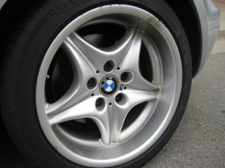 2000 BMW M Coupe in Titanium Silver Metallic over Black Nappa - Rear Wheel