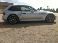 2000 BMW M Coupe in Titanium Silver Metallic over Black Nappa - Side