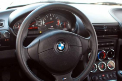 2000 BMW M Coupe in Titanium Silver Metallic over Black Nappa - Steering Wheel