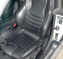 2000 BMW M Coupe in Titanium Silver Metallic over Black Nappa - Driver Seat Detail