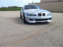 2000 BMW M Coupe in Titanium Silver Metallic over Black Nappa - Front