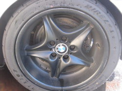 2000 BMW M Coupe in Titanium Silver Metallic over Black Nappa - Rear Driver Wheel