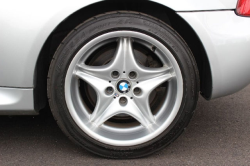 2000 BMW M Coupe in Titanium Silver Metallic over Black Nappa - Rear Driver Wheel