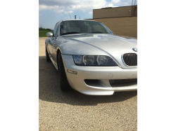 2000 BMW M Coupe in Titanium Silver Metallic over Black Nappa - Front