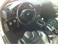 2000 BMW M Coupe in Titanium Silver Metallic over Black Nappa - Interior