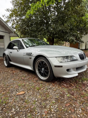 2000 BMW M Coupe in Titanium Silver Metallic over Black Nappa