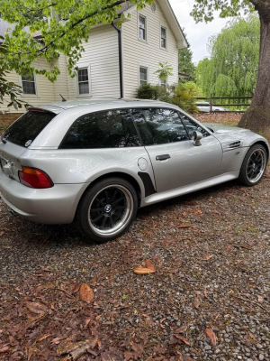 2000 BMW M Coupe in Titanium Silver Metallic over Black Nappa