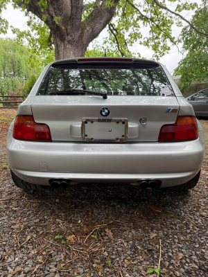 2000 BMW M Coupe in Titanium Silver Metallic over Black Nappa