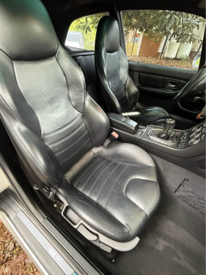 2000 BMW M Coupe in Titanium Silver Metallic over Black Nappa