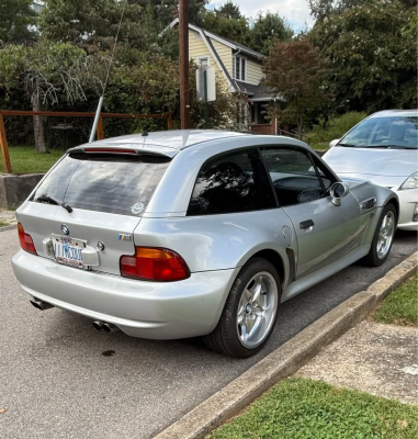 2000 BMW M Coupe in Titanium Silver Metallic over Black Nappa