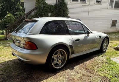 2000 BMW M Coupe in Titanium Silver Metallic over Black Nappa