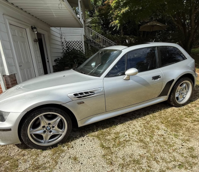 2000 BMW M Coupe in Titanium Silver Metallic over Black Nappa