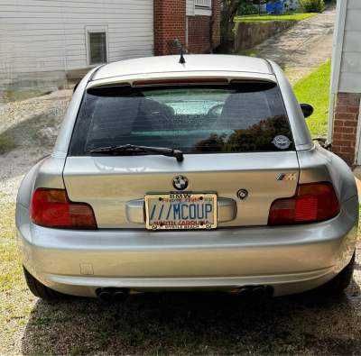2000 BMW M Coupe in Titanium Silver Metallic over Black Nappa