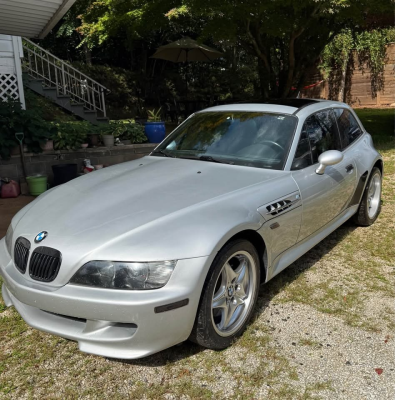 2000 BMW M Coupe in Titanium Silver Metallic over Black Nappa