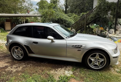 2000 BMW M Coupe in Titanium Silver Metallic over Black Nappa