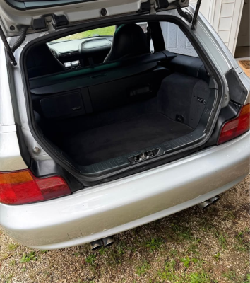 2000 BMW M Coupe in Titanium Silver Metallic over Black Nappa